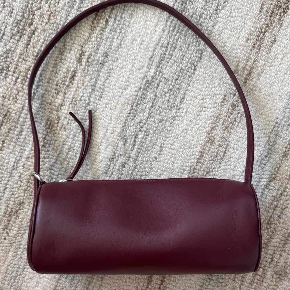 Reformation Deep Burgundy Shoulder Bag